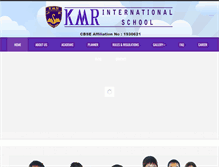 Tablet Screenshot of kmrschool.com